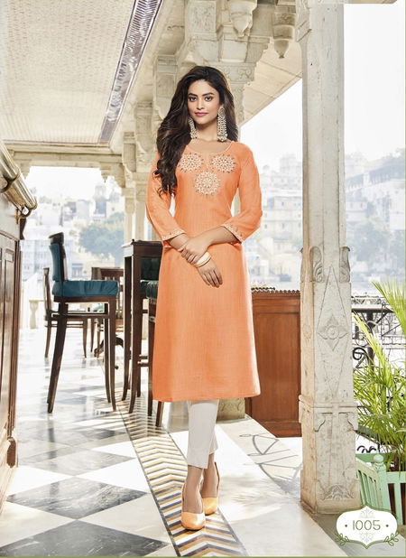 Captan Cool 1 Ethnic Wear Wholesale Embroidery Kurti Catalog
 Catalog